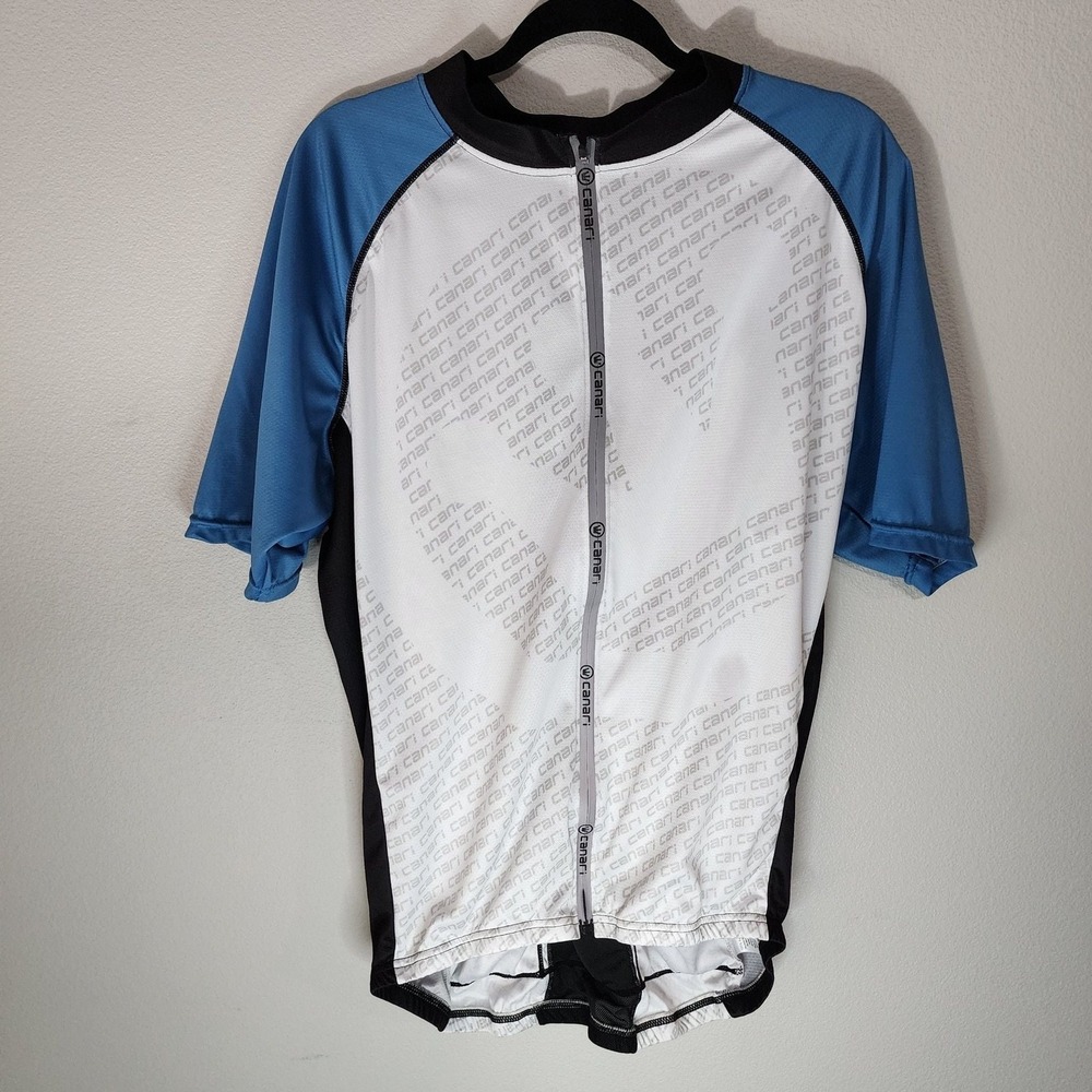 Canari Cycling Jersey Mens XL Short Sleeve Full Zip Colorblock